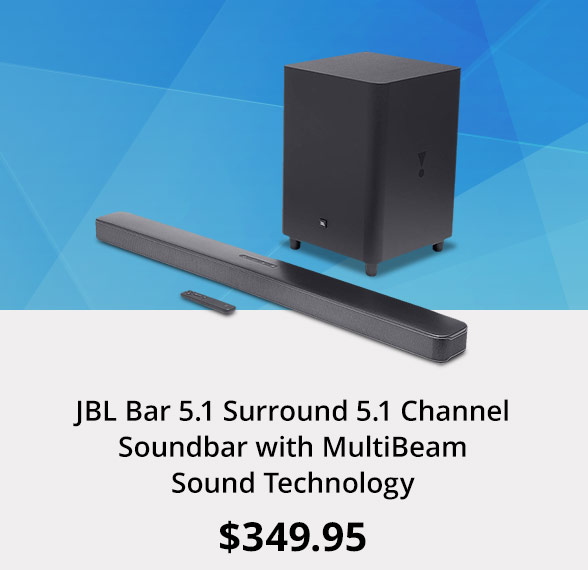 JBL Bar 5.1 Surround 5.1 Channel Soundbar with MultiBeam Sound Technology