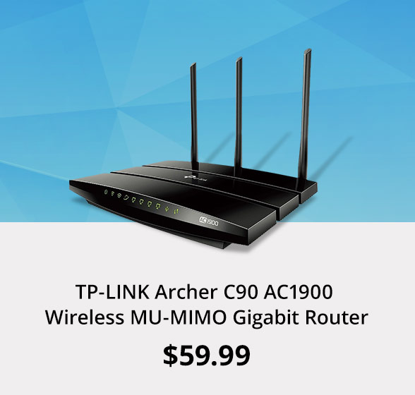 TP-LINK Archer C90 AC1900 Wireless MU-MIMO Gigabit Router