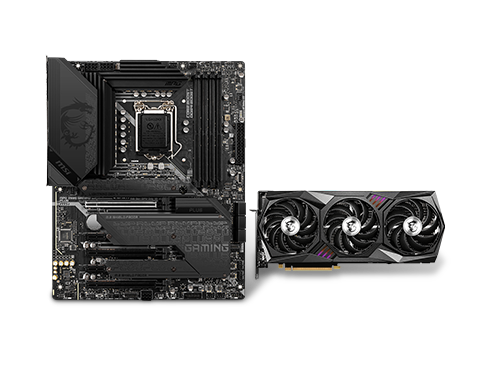 MSI Gaming RTX 3070 Ti 8GB GDDR6X Video Card + MSI MPG Z590 GAMING PLUS ATX Motherboard Combo