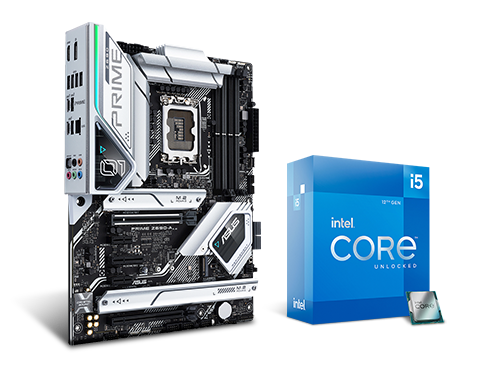 Intel Core i5-12600K Alder Lake 125W Desktop Processor + ASUS Prime Z690-A LGA 1700 ATX Motherboard Combo