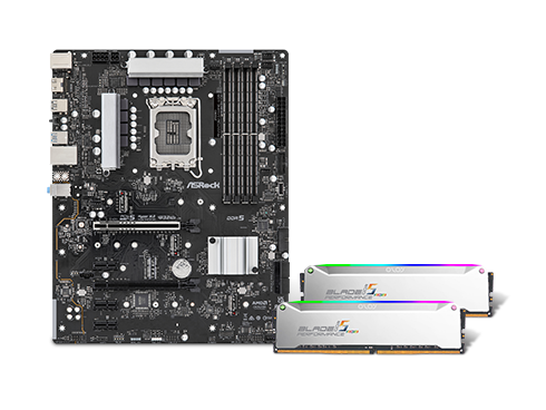 ASRock Z690 Phantom Gaming 4/D5 Motherboard + OLOy Blade RGB 16GB (2 x 8GB) DDR5 5600 Memory Combo