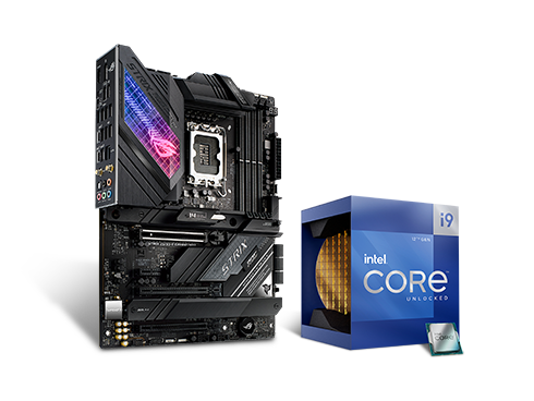 Intel Core i9-12900K Alder Lake 125W Processor + ASUS ROG Strix Z690-E Gaming WiFi Motherboard Combo