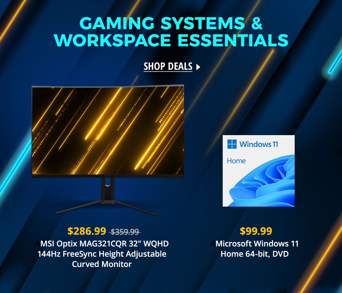 Gaming Systems & Workspace Essentials