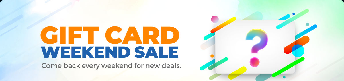 Gift Card Weekend Sale