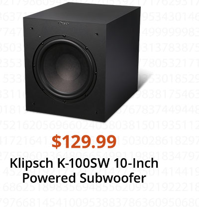 Klipsch K-100SW 10-Inch Powered Subwoofer