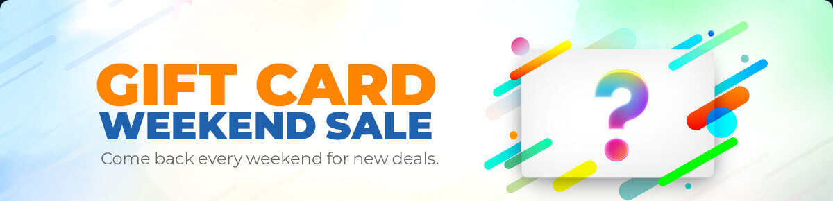 Gift Card Weekend Sale