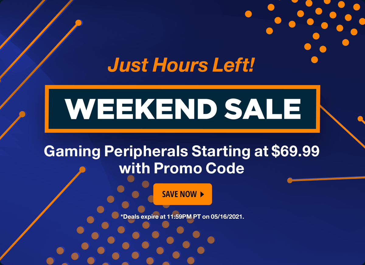 Just Hours Left! Weekend Sale