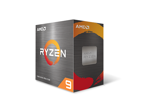 AMD Ryzen 9 5900X - Ryzen 9 5000 Series Vermeer (Zen 3) 12-Core 3.7 GHz Socket AM4 105W Desktop Processor - 100-100000061WOF