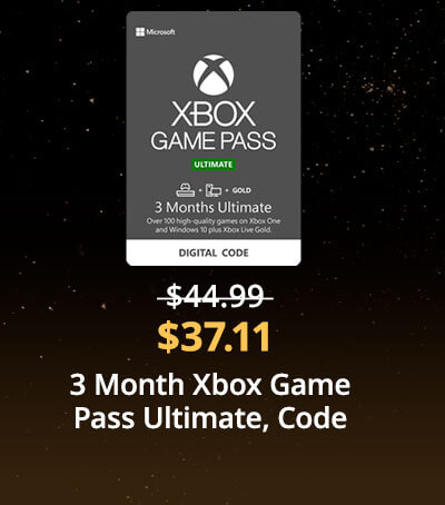 $37.11 3 Month Xbox Game Pass Ultimate, Code