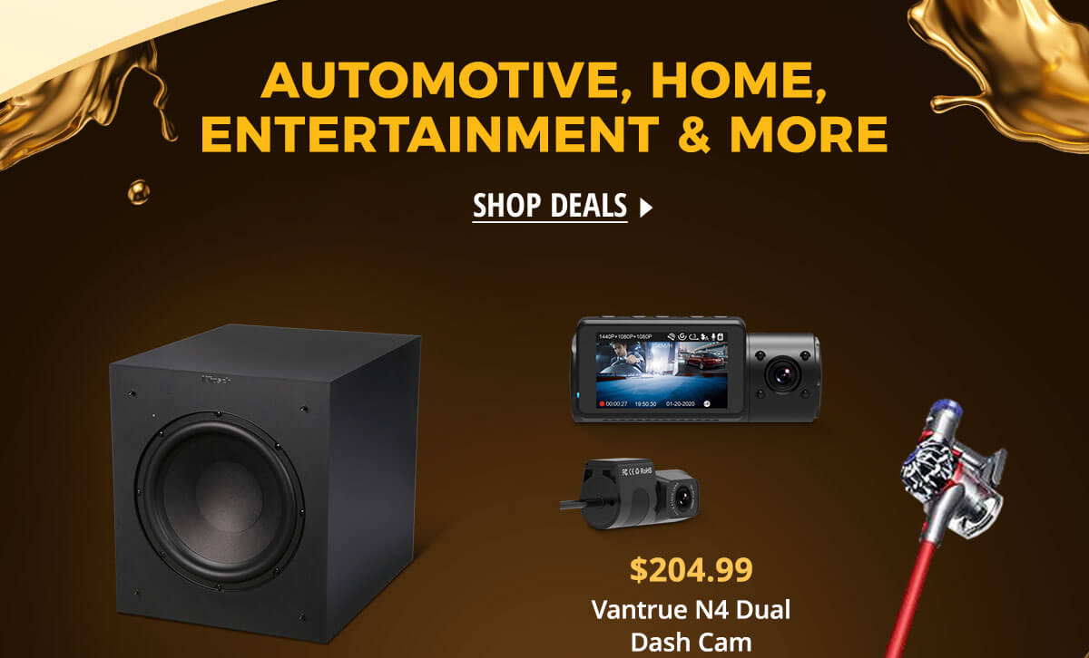 Automotive, Home, Entertainment & More