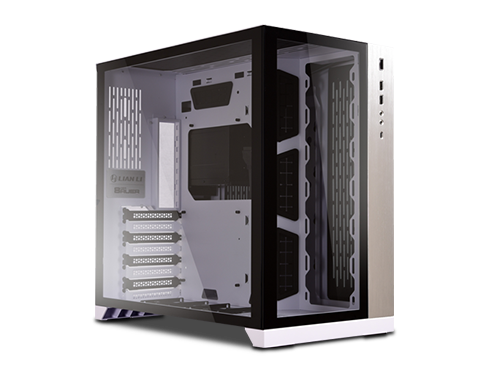 LIAN LI PC-O11 Dynamic White Tempered Glass on the Front and Left Sides, Chassis Body SECC ATX Mid Tower Gaming Computer Case - PC-O11DW