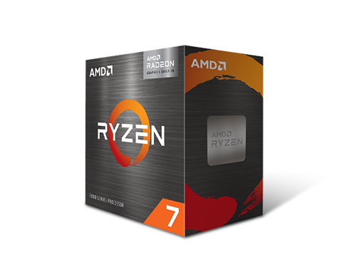 AMD Ryzen 7 5700G - Ryzen 7 5000 G-Series Cezanne (Zen 3) 8-Core 3.8 GHz Socket AM4 65W AMD Radeon Graphics Desktop Processor - 100-100000263BOX