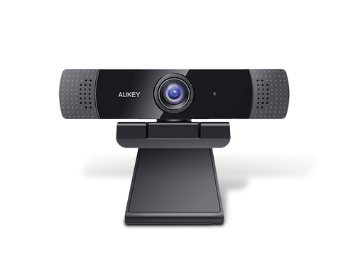 AUKEY PC-LM1E 1080P Webcam w/ Dual Noise Reduction Stereo Microphones - Black