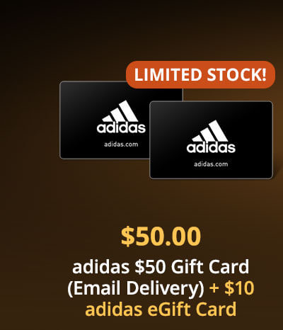 adidas $50 Gift Card (Email Delivery)