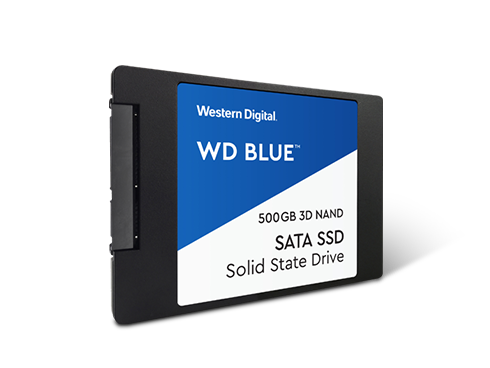 WD Blue 3D NAND 500GB Internal SSD - SATA III 6Gb/s 2.5"/7mm Solid State Drive - WDS500G2B0A