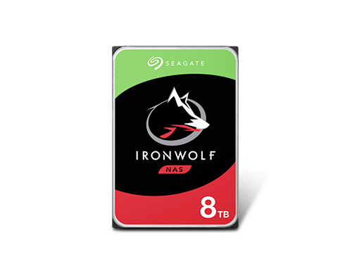 Seagate IronWolf 8TB NAS Hard Drive 7200 RPM 256MB Cache SATA 6.0Gb/s CMR 3.5" Internal HDD for RAID Network Attached Storage ST8000VN004