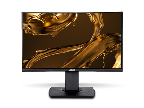 ASUS TUF Gaming VG24VQ 24" Full HD 1920 x 1080 1ms MPRT 144Hz 2 x HDMI, DisplayPort AMD FreeSync Asus Eye Care with Ultra Low-Blue Light & Flicker-Free Backlit LED Height Adjustable Curved Gaming Monitor