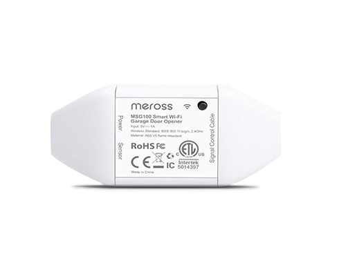 meross Smart Garage Door Opener Remote, Compatible with Apple HomeKit, Amazon Alexa, Google Assistant, SmartThings, Multiple Notification Modes, No Hub Needed