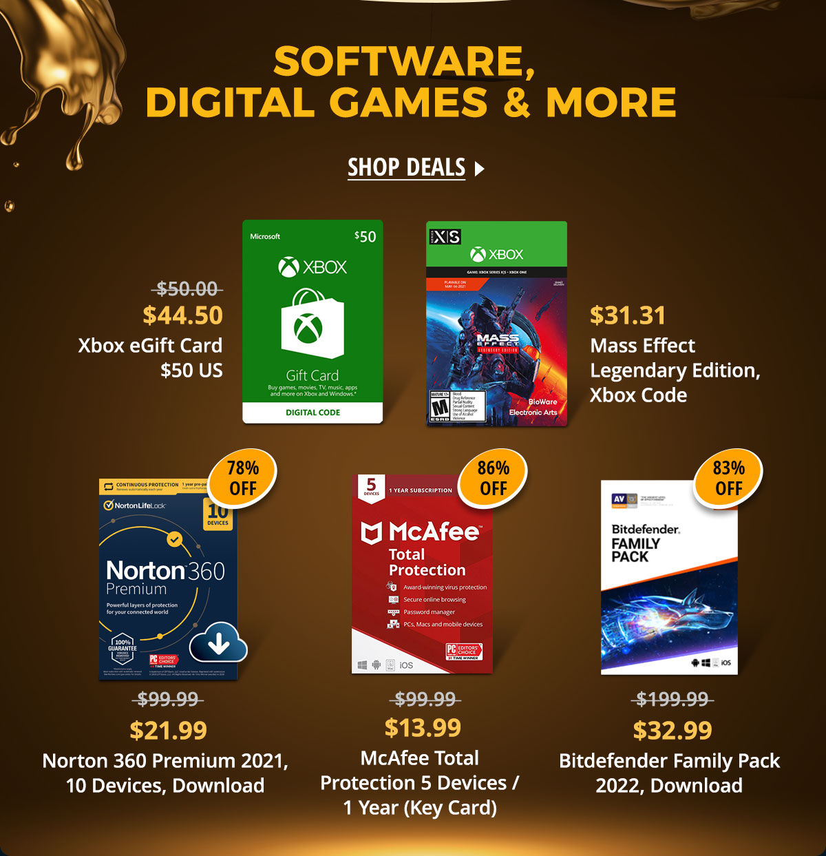 Software, Digital Games & More