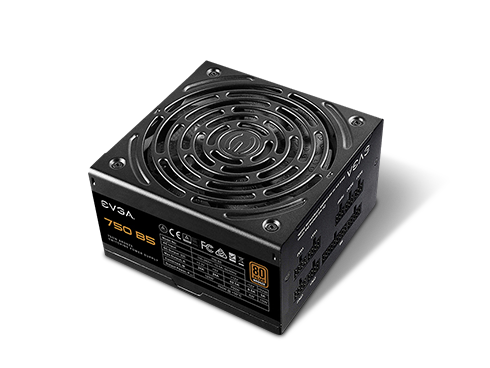 EVGA 750 B5, 80 Plus BRONZE 750W, Fully Modular, EVGA ECO Mode, 5 Year Warranty, Compact 150mm Size, Power Supply - 220-B5-0750-V1