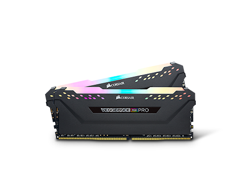CORSAIR Vengeance RGB Pro 16GB (2 x 8GB) 288-Pin DDR4 DRAM DDR4 3200 (PC4 25600) Desktop Memory Model CMW16GX4M2C3200C16