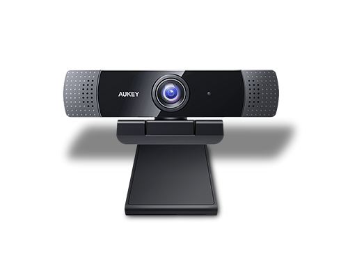 AUKEY PC-LM1E 1080P Webcam w/ Dual Noise Reduction Stereo Microphones - Black