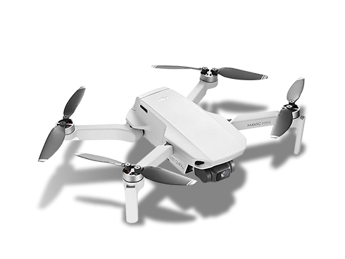 Refurbished: DJI Mavic Mini Combo - Drone FlyCam Quadcopter UAV with 2.7K Camera 3-Axis Gimbal GPS 30min Flight Time, Less Than 0.55 lb, Gray