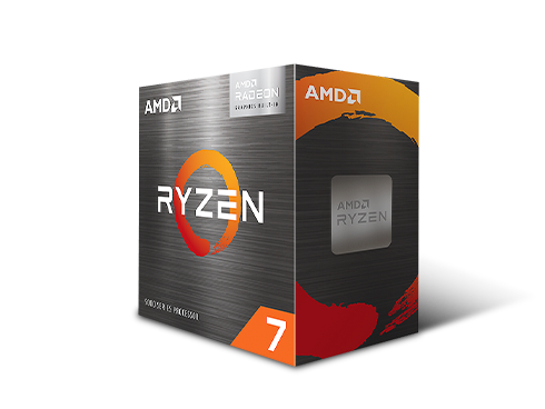 AMD Ryzen 7 5700G - Ryzen 7 5000 G-Series Cezanne (Zen 3) 8-Core 3.8 GHz Socket AM4 65W AMD Radeon Graphics Desktop Processor - 100-100000263BOX