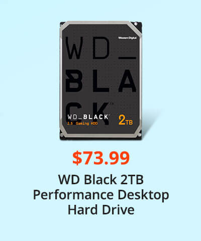 WD Black 2TB Performance Desktop Hard Disk Drive - 7200 RPM SATA 6Gb/s 64MB Cache 3.5 Inch - WD2003FZEX