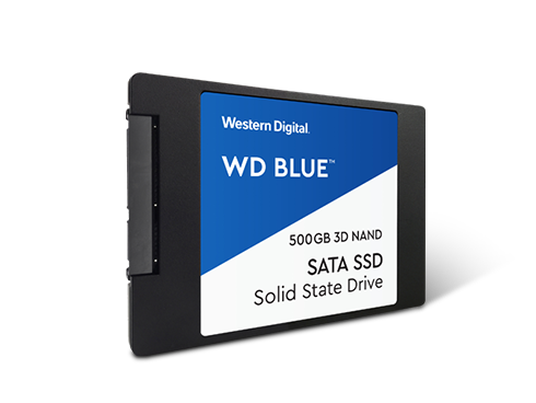 WD Blue 3D NAND 500GB Internal SSD - SATA III 6Gb/s 2.5"/7mm Solid State Drive - WDS500G2B0A