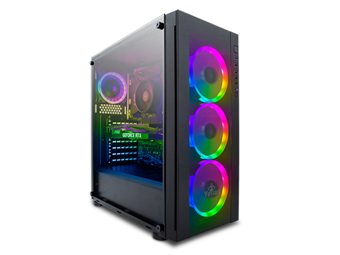 Yeyian Gaming Desktop Katana R02 YPB-KAT-R02 Ryzen 5 5000 Series 5600X (3.70GHz) 16GB DDR4 1 TB NVMe SSD NVIDIA GeForce RTX 3070 Windows 10 Home 64-bit