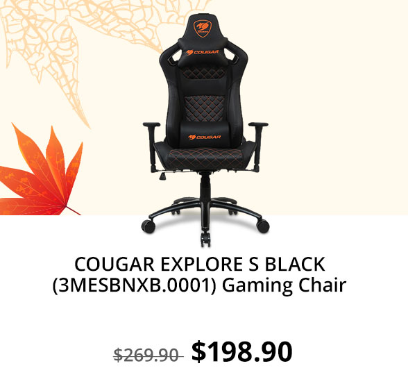 COUGAR EXPLORE S BLACK (3MESBNXB.0001) Gaming Chair