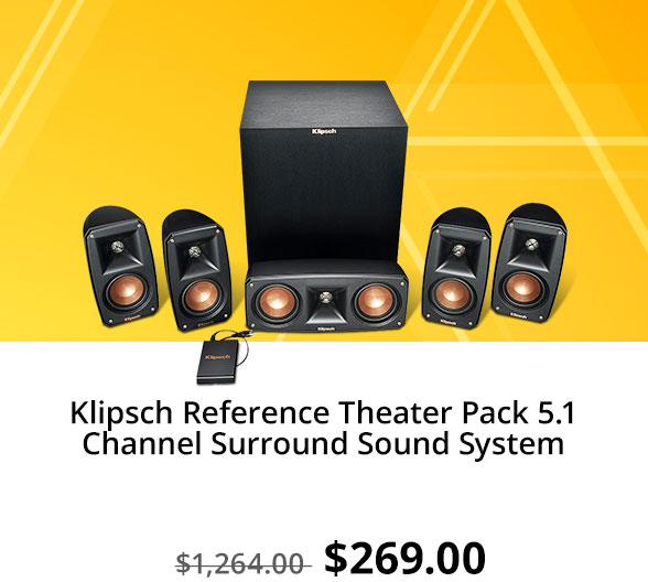 Klipsch Reference Theater Pack 5.1 Channel Surround Sound System