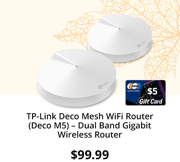 TP-Link Deco Mesh WiFi Router (Deco M5) – Dual Band Gigabit Wireless Router