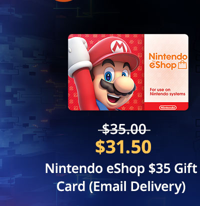 $31.50 Nintendo eShop $35 Gift Card (Email Delivery)