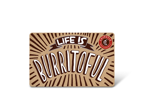 Chipotle $50 Gift Card (Email Delivery)