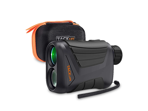 TACKLIFE MLR01 Laser Range Finder BLACK and ORANGE, Can Measure 900 Yards Farther; 7 Times Magnification and Full Multilayer Coating, Durable And Waterproof Body Makes The Image Clearer and More
