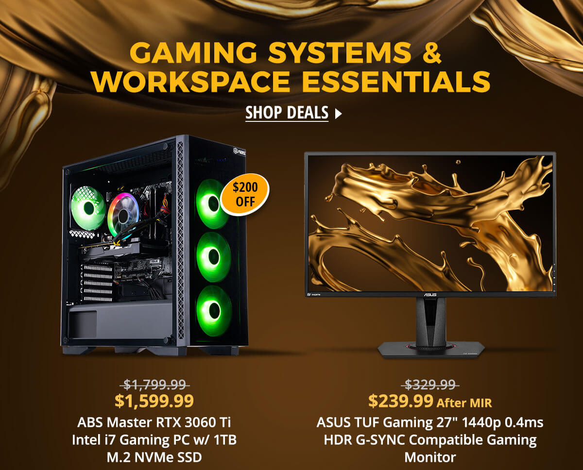 Gaming Systems & Workspace Essentials