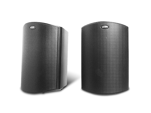 Polk Audio Atrium 6 All Weather Outdoor Loudspeakers with 5.25" Drivers, 1" Tweeters and PowerPort Bass Venting (Black/Pair)