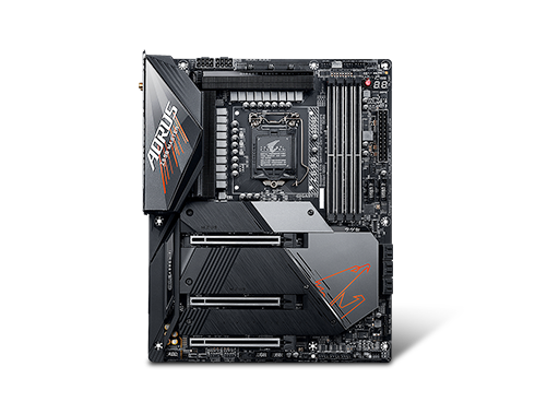 GIGABYTE Z590 AORUS MASTER LGA 1200 Intel Z590 ATX Motherboard with Triple M.2, PCIe 4.0, USB 3.2 Gen2X2 Type-C, Intel WIFI 6E, AQUANTIA 10GbE LAN
