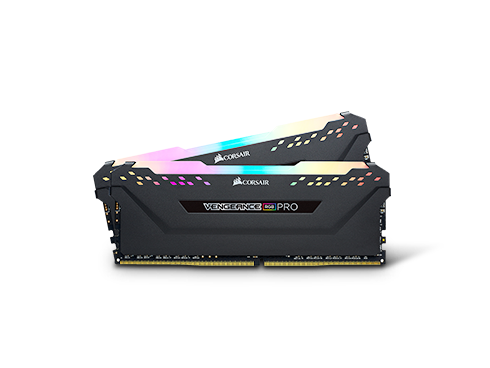 CORSAIR Vengeance RGB Pro 16GB (2 x 8GB) 288-Pin DDR4 DRAM DDR4 3200 (PC4 25600) Desktop Memory Model CMW16GX4M2C3200C16