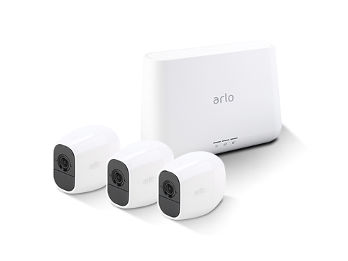 Arlo Pro 2 Wireless Security Camera System - 3 Rechargeable Battery Powered Wire-Free HD 1080p Night Vision Indoor/Outdoor with 2-Way Audio, Free Arlo Basic 7-Day Cloud Storage Recording - VMS4330P