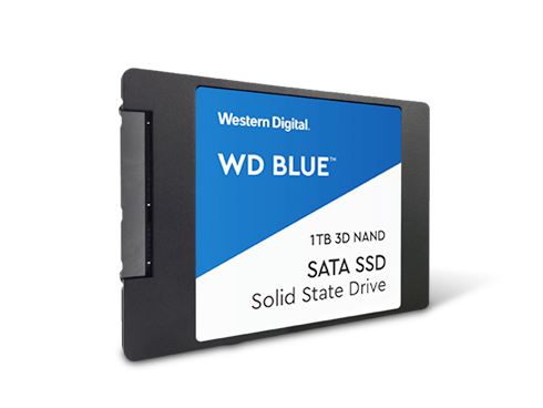 WD Blue 3D NAND 1TB Internal SSD - SATA III 6Gb/s 2.5"/7mm Solid State Drive - WDS100T2B0A