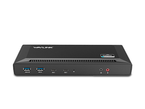 Wavlink USB C Dual 4K HDMI&DP Universal Docking, with 60W Power Delivery, Dual 4K@60Hz, Single 5K@60Hz Displaylink Dock 2 x HDMI, 2 x DisplayPort, Gigabit Ethernet, 2 x USB-C Ports, 4 x USB 3.0, Audio