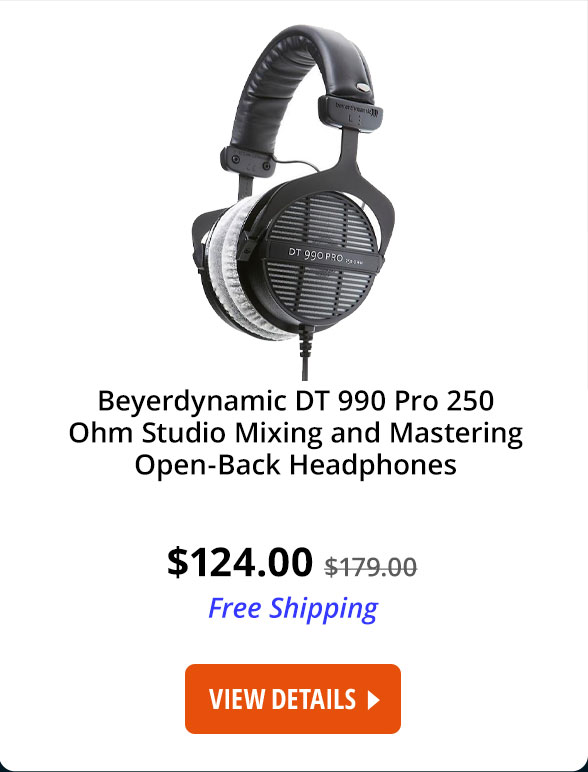 Beyerdynamic DT 990 Pro 250 Ohm Studio Mixing and Mastering Open-Back Headphones