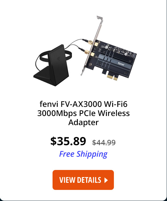 fenvi FV-AX3000 Wi-Fi6 3000Mbps PCIe Wireless Adapter