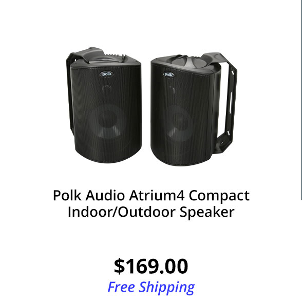 Polk Audio Atrium4 Compact Indoor/Outdoor Speaker