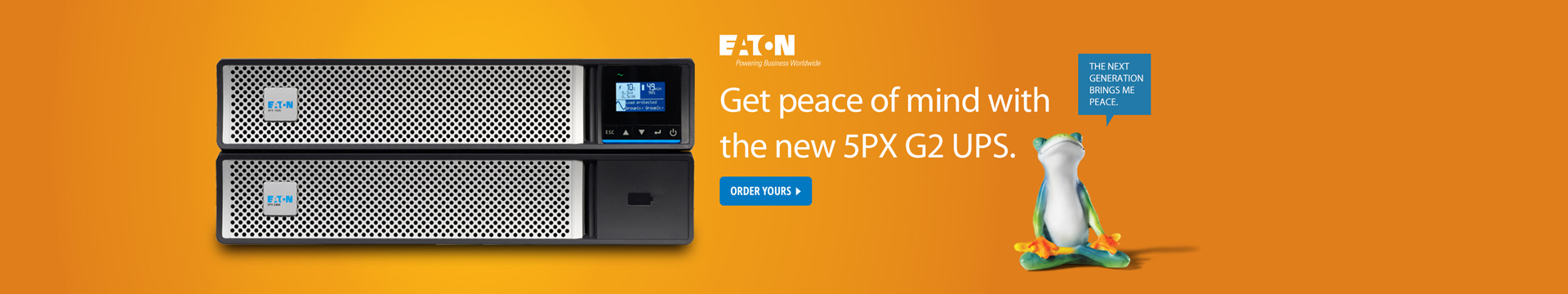Get peace of mind with the new 5PX G2 UPS