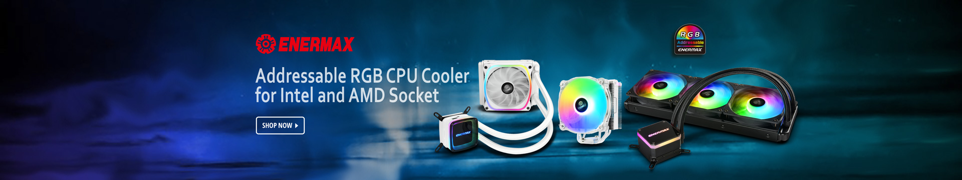 Addressable RGB CPU Cooler for intel and AMD socket