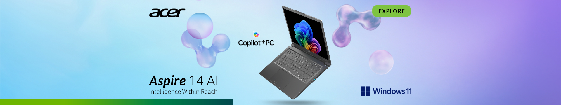 Acer Aspire14 AI Laptops
